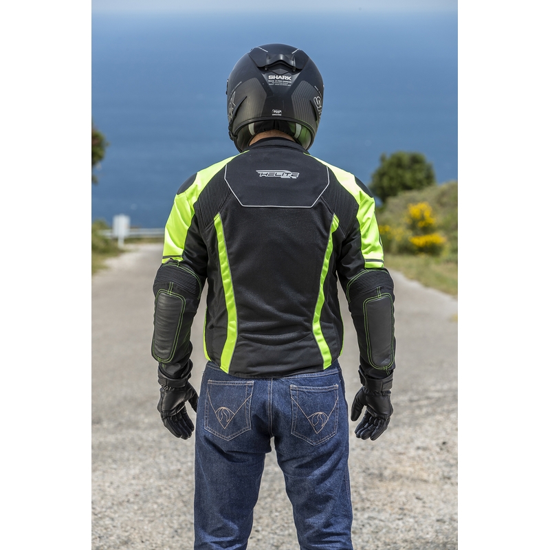 Gaisa spilvenu jaka HELITE Vented black-fluo yellow