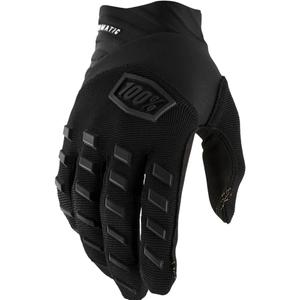 Bērnu motokrosa cimdi 100% Airmatic melni