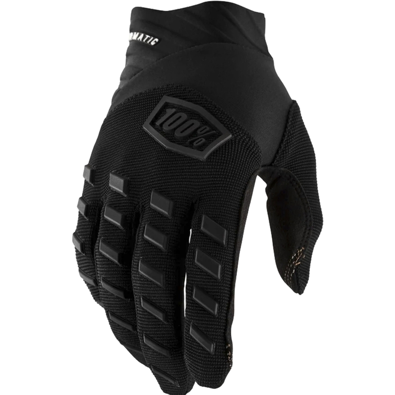 Bērnu motokrosa cimdi 100% Airmatic melni