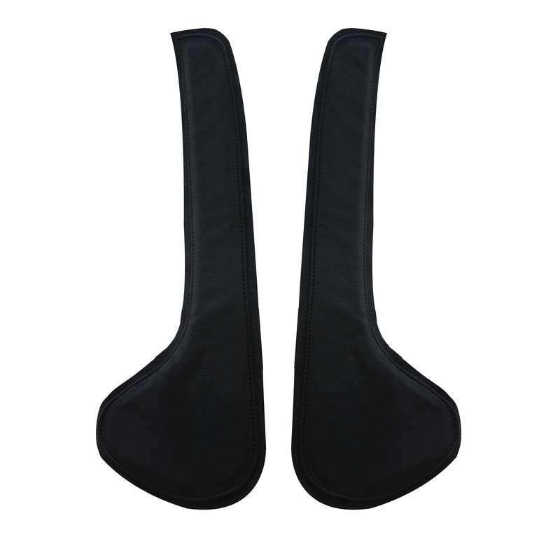 Aizmugurējie slīdņi HELITE GP Air 2 drošības spilvenu vestei melnā krāsā