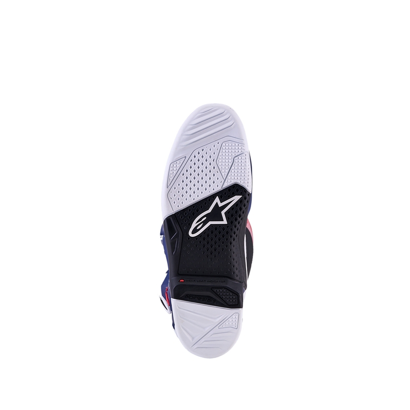 Alpinestars TECH 7 UNITY motokrosa zābaki sarkani-balti-zili