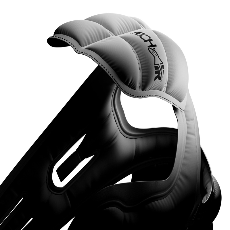 Alpinestars TECH-AIR®MX plazmas sistēmas gaisa spilvenu veste, balta-melna-sarkana