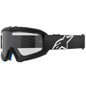 Alpinestars Vision Youth Corp bērnu motokrosa brilles melnas ar caurspīdīgu lēcu