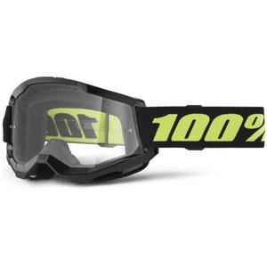 Motokrosa brilles 100% STRATA 2 New Solar (caurspīdīgs pleksi)