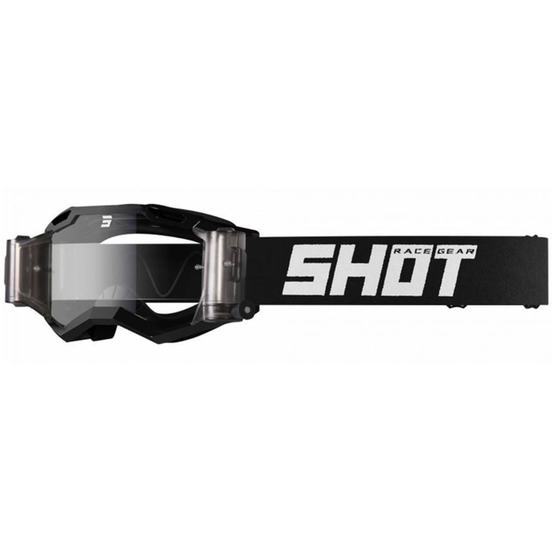 Motokrosa brilles Shot Assault 2.0 Solid Roll-Off black