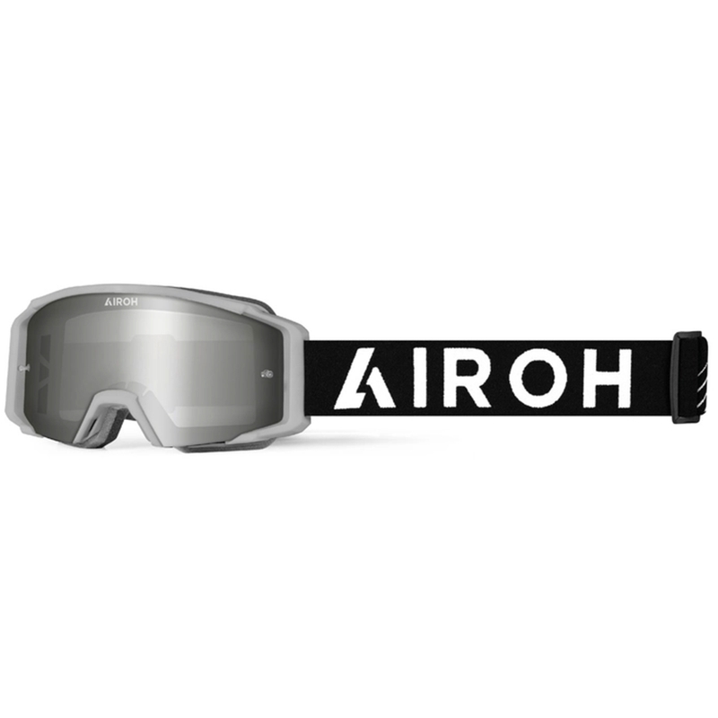 Motokrosa brilles Airoh Blast XR1 gaiši pelēkas krāsas