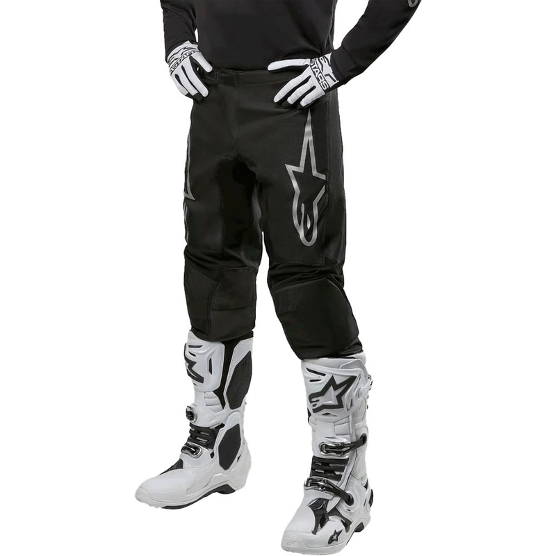 Alpinestars Fluid Graphite motokrosa bikses melnas un sudraba krāsas