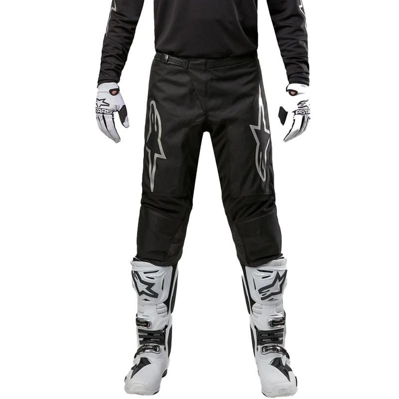 Alpinestars Fluid Graphite motokrosa bikses melnas un sudraba krāsas