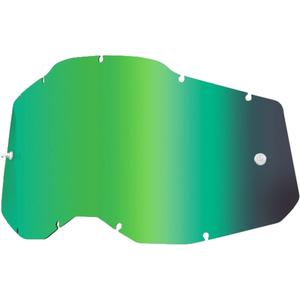 Plexi 100% Racecraft 2/Accuri 2/Strata 2 zaļš spoguļstikls (pret miglošanos)