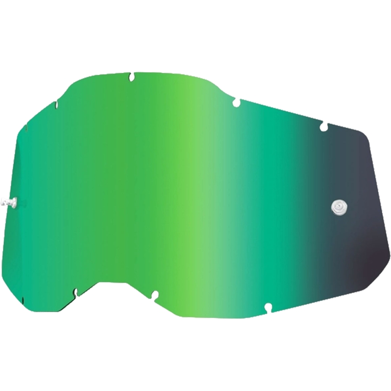 Plexi 100% Racecraft 2/Accuri 2/Strata 2 zaļš spoguļstikls (pret miglošanos)