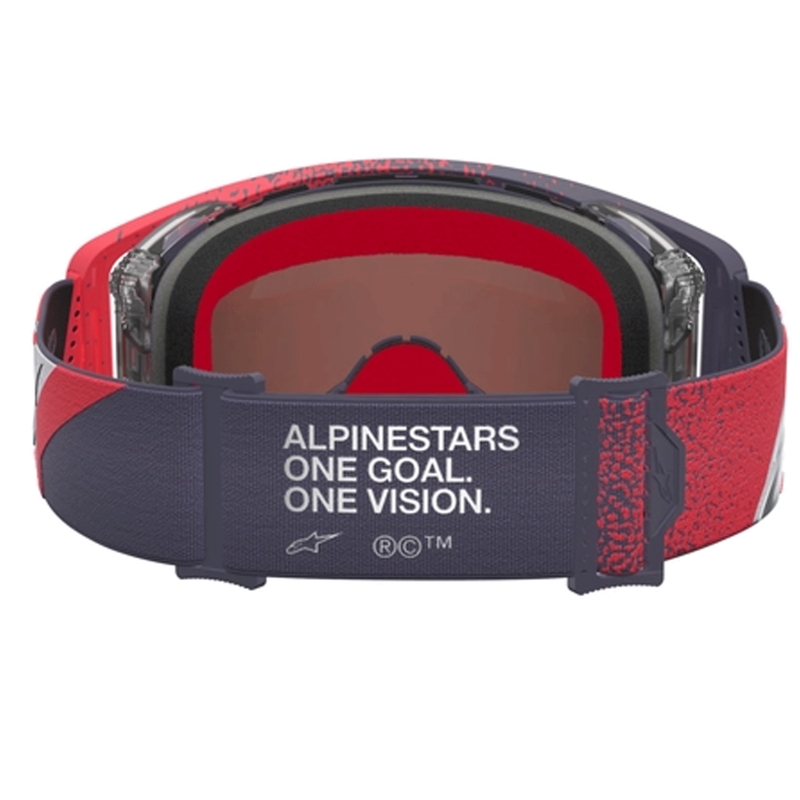Alpinestars Supertech motokrosa brilles melnas-sarkanas