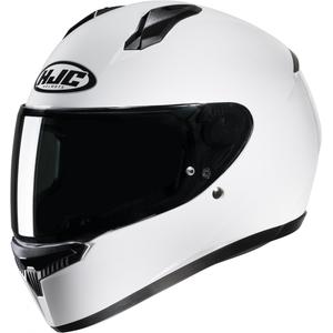 Pilna izmēra motocikla ķivere HJC C10 Solid balta - II. kvalitāte