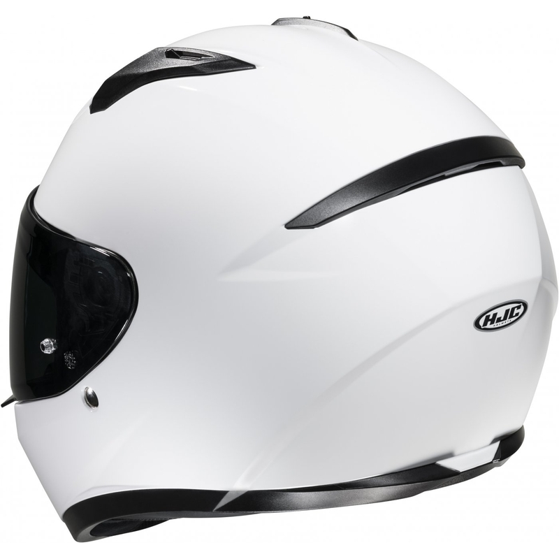 Pilna izmēra motocikla ķivere HJC C10 Solid balta - II. kvalitāte
