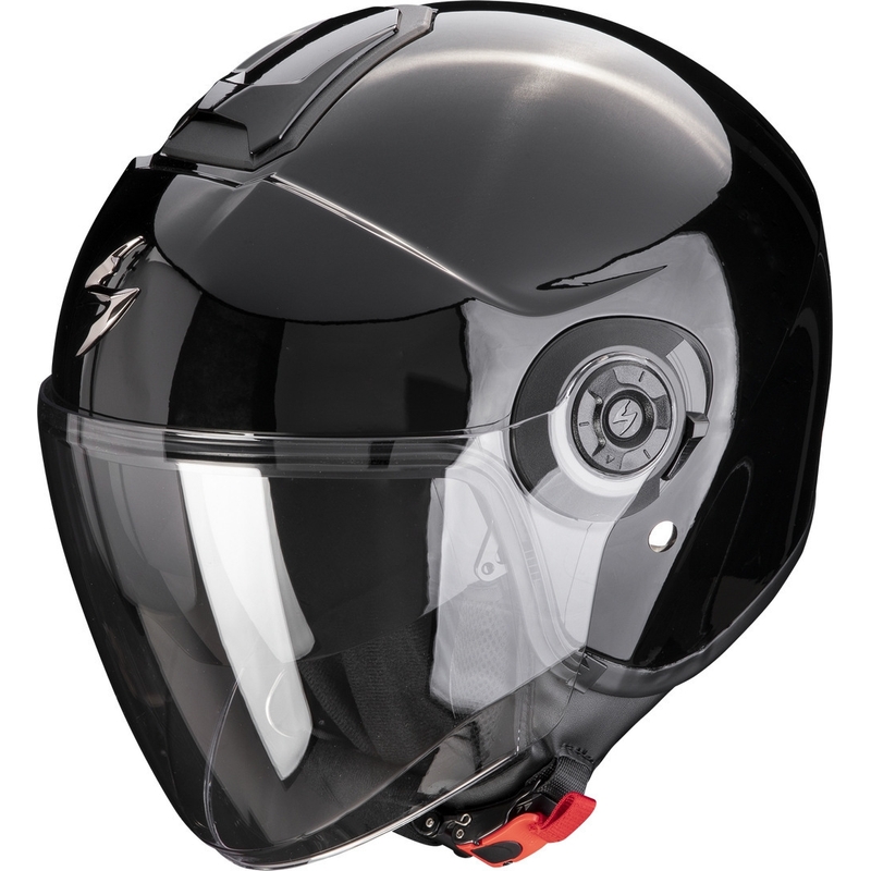 Scorpion EXO-CITY II Solid atvērtā tipa ķivere, melna - 2. kvalitāte - II. kvalitāte