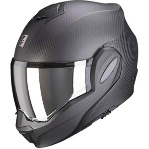 Scorpion EXO-TECH EVO Carbon paceļamā ķivere, matēti melna - II. kvalitāte