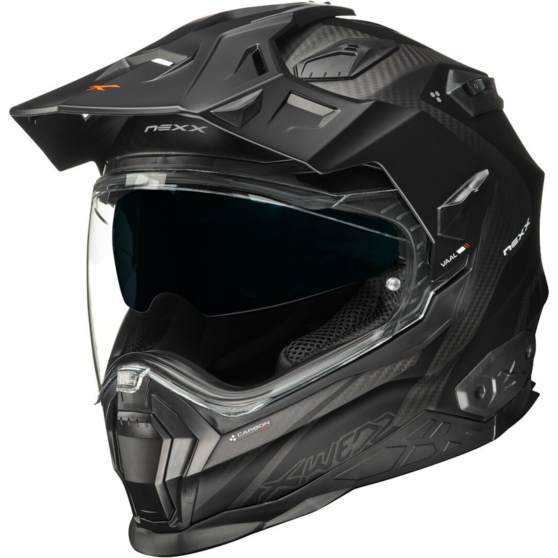 Enduro ķivere NEXX X.Wed 2 Vaal Carbon Black izpārdošana - II. kvalitāte