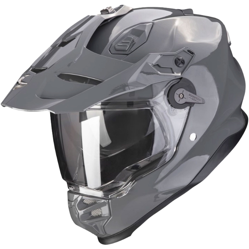 Enduro moto ķivere SCORPION ADF-9000 AIR Solid cementa pelēka - II. kvalitāte