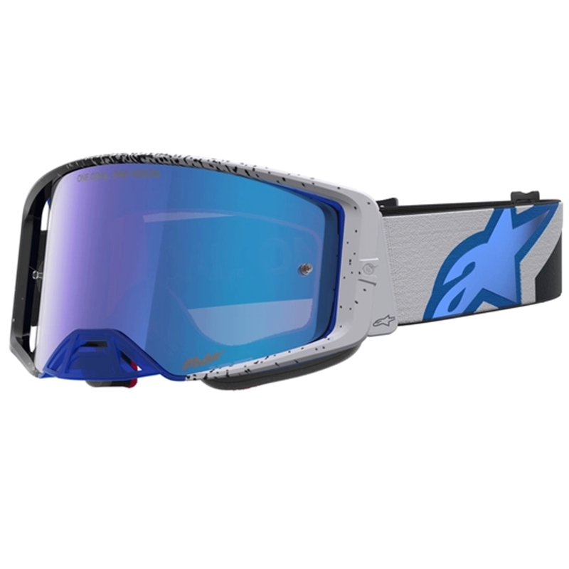Alpinestars Supertech Hiten motokrosa brilles melnas-zilas