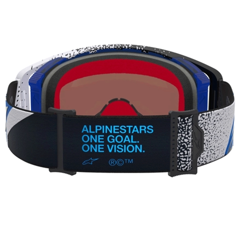 Alpinestars Supertech Hiten motokrosa brilles melnas-zilas