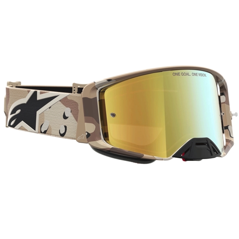 Alpinestars Supertech Lone smilšu maskēšanās motokrosa aizsargbrilles