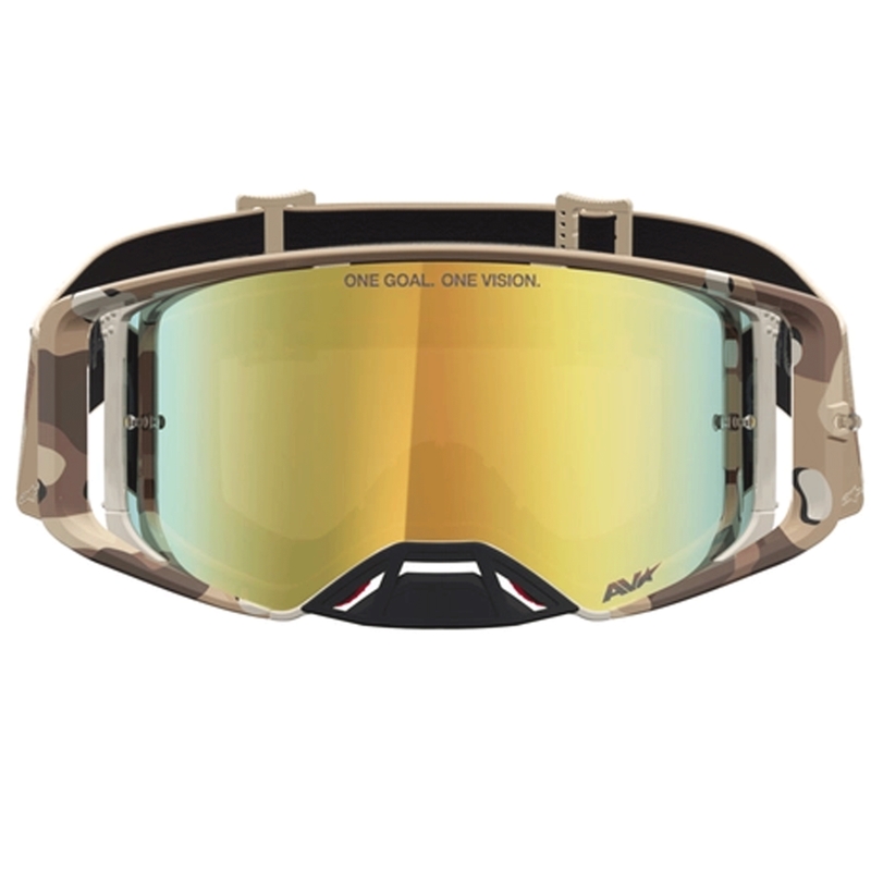 Alpinestars Supertech Lone smilšu maskēšanās motokrosa aizsargbrilles