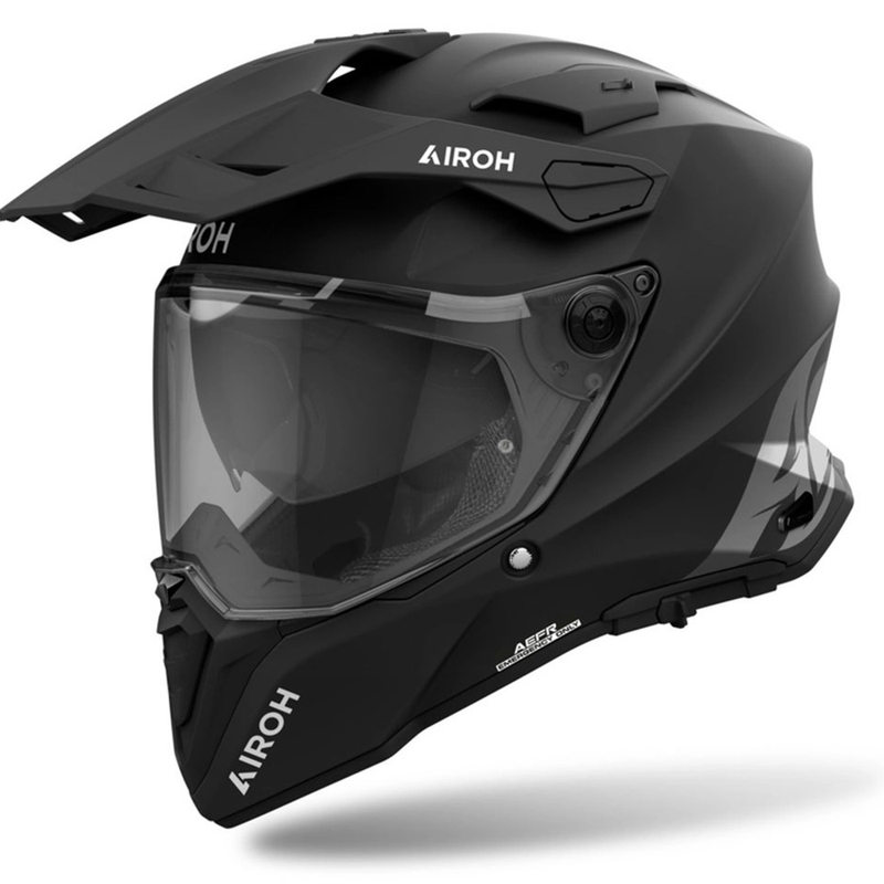 Enduro ķivere Airoh Commander 2 Color matēti melna - II. kvalitāte