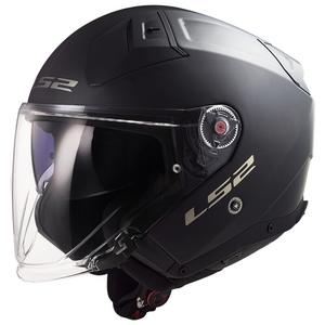 Atvērt Motociklu ķivere LS2 OF603 Infinity II Solid Black Matte - II. kvalitāte