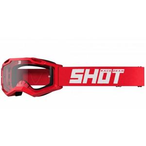 Motokrosa brilles Shot Assault 2.0 Solid red - II. kvalitāte