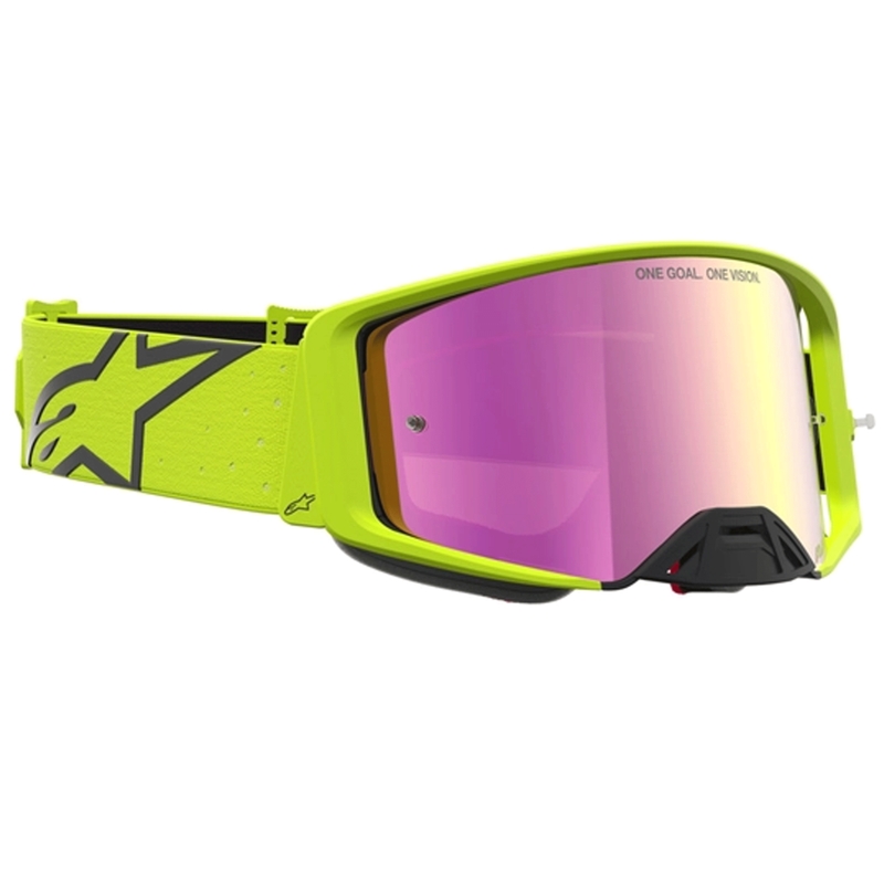 Alpinestars Supertech Vesta motokrosa brilles, fluorescējoši dzeltenas-melnas