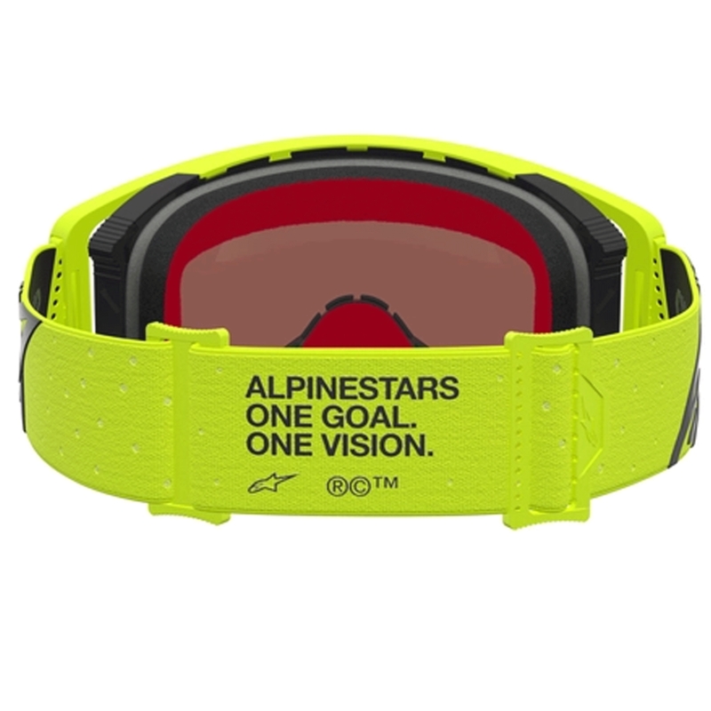 Alpinestars Supertech Vesta motokrosa brilles, fluorescējoši dzeltenas-melnas