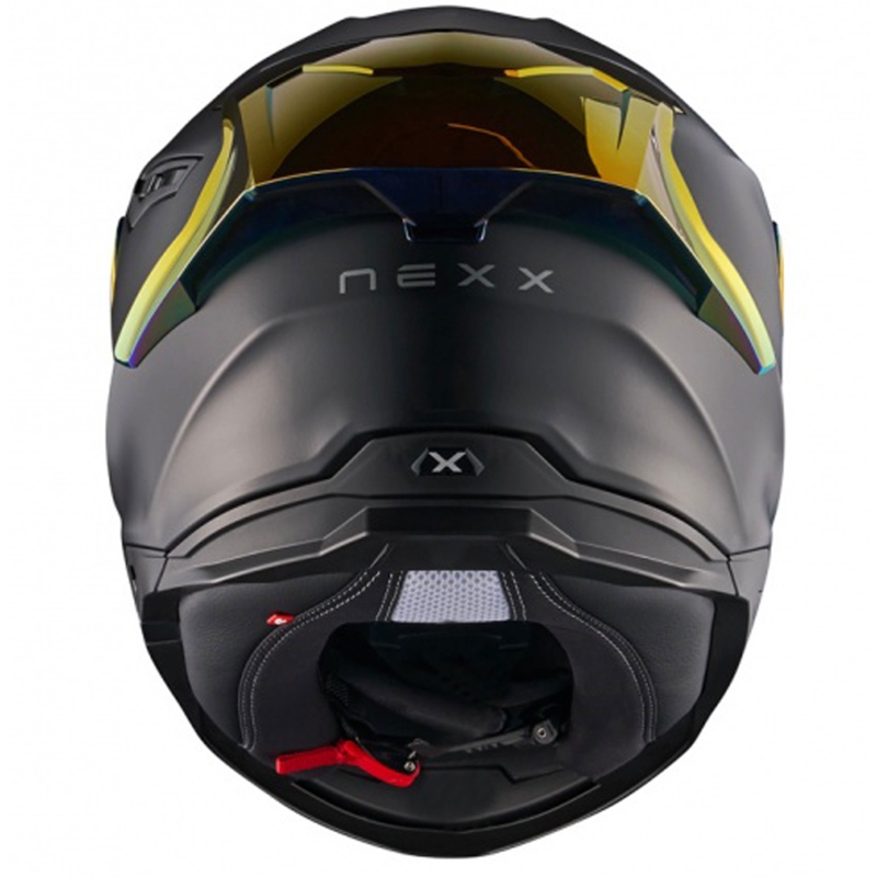 Integrālā motociklistu ķivere NEXX Y.100R Subsonic matēta melna-arkana - II. kvalitāte izpārdošana
