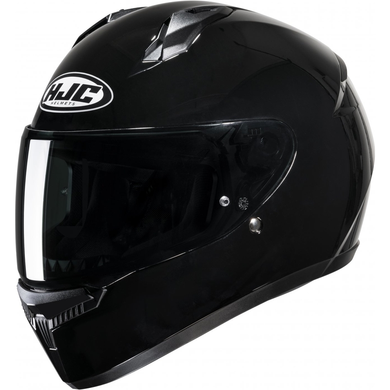 Pilna izmēra motocikla ķivere HJC C10 Solid black 2 - II. kvalitāte