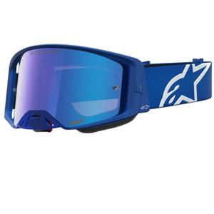 Alpinestars Supertech Vesta zili baltas motokrosa brilles