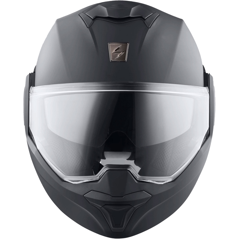 Saliekamā moto ķivere Scorpion EXO-TECH EVO Solid matēts antracīts - II. kvalitāte