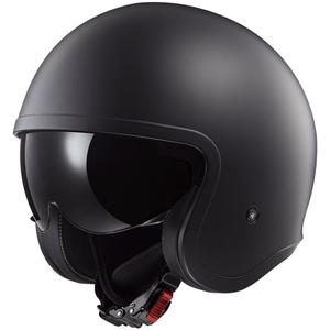 Atvērtā motocikla ķivere LS2 OF599 Spitfire II matēti melna 2 - II kvalitātes - II. kvalitāte