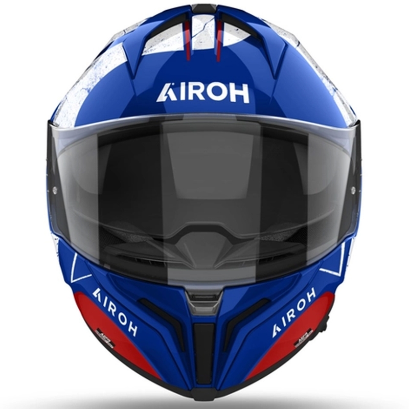 Integrēta motocikla ķivere Airoh MATRYX Scope zili-arkana