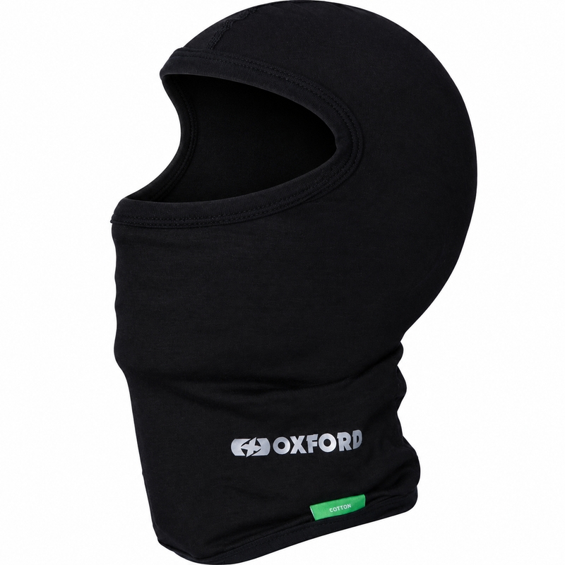 Motocikla kapuci Oxford Balaclava kokvilnas melns