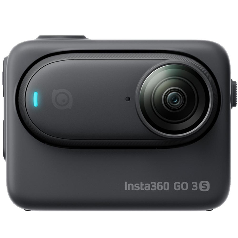 Insta360 GO 3S motocikla ķiverē ievietojama POV komplekta darbības kamera, melna