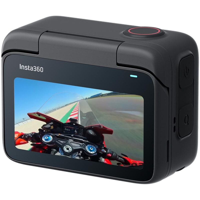 Insta360 GO 3S motocikla ķiverē ievietojama POV komplekta darbības kamera, melna