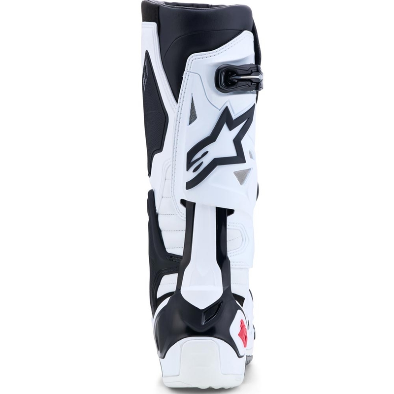 Alpinestars TECH 10 motokrosa zābaki balti-melni-sarkani