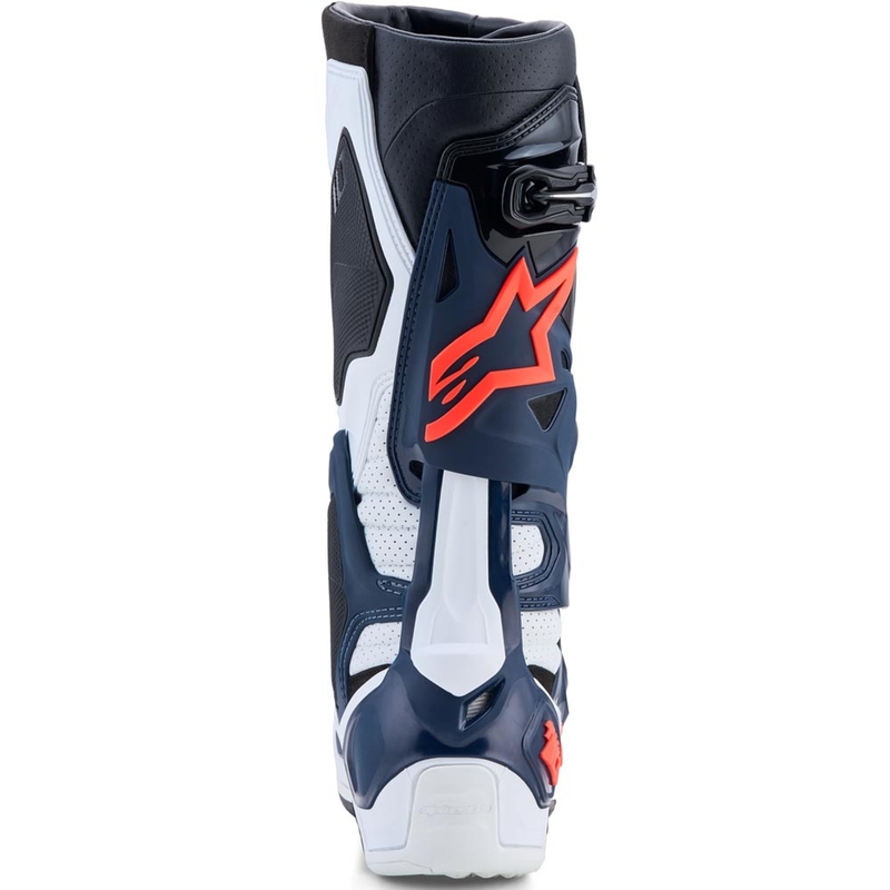 Alpinestars TECH 10 Superventilēti motokrosa zābaki tumši zili-balti-melni-violeti