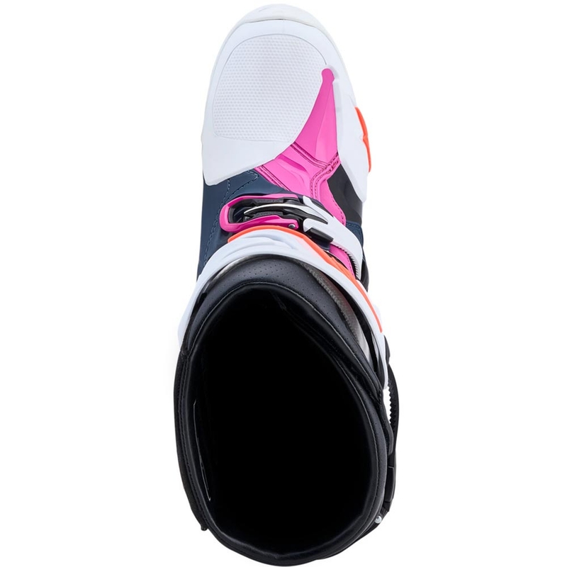 Alpinestars TECH 10 Superventilēti motokrosa zābaki tumši zili-balti-melni-violeti