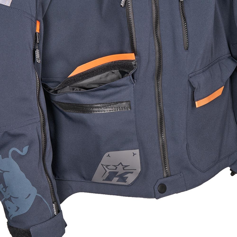 Motokrosa jaka KINI Red Bull EXC 2.0 antracīta-bēša