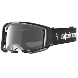 Alpinestars Vision 8 Amber motokrosa brilles melnas-sudrabainas