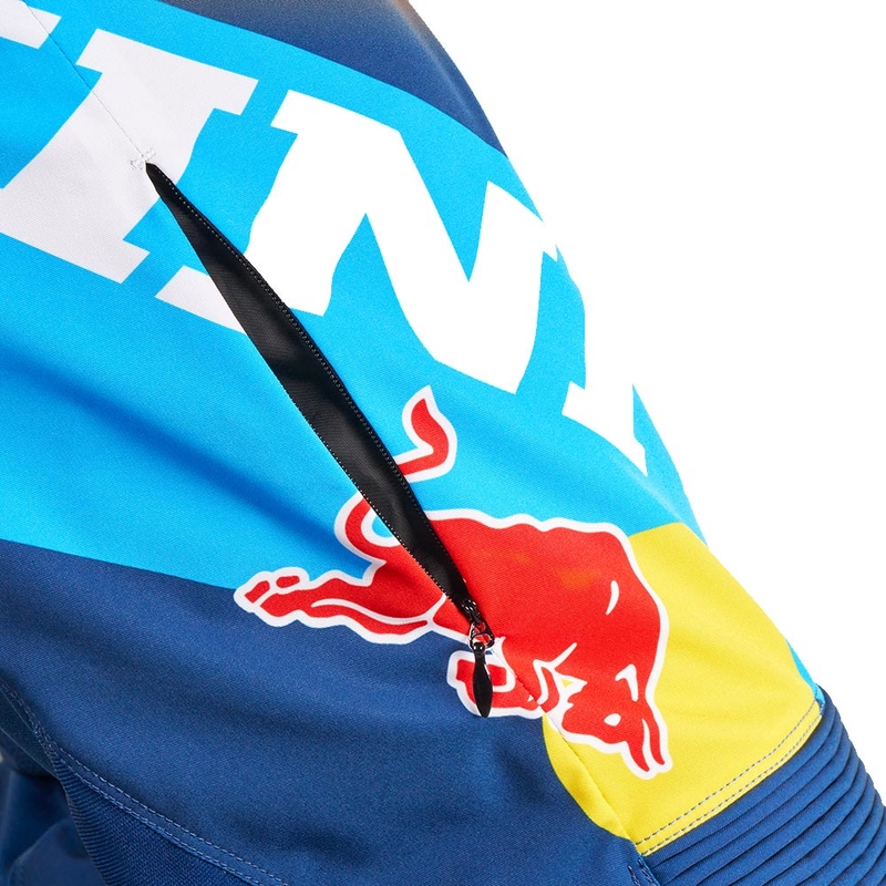 KINI Red Bull 1.0 Rallye motokrosa bikses zili oranžas
