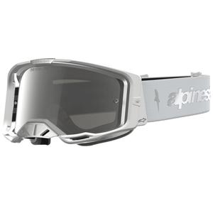 Alpinestars Vision 8 dzintara balti sudrabainas motokrosa brilles