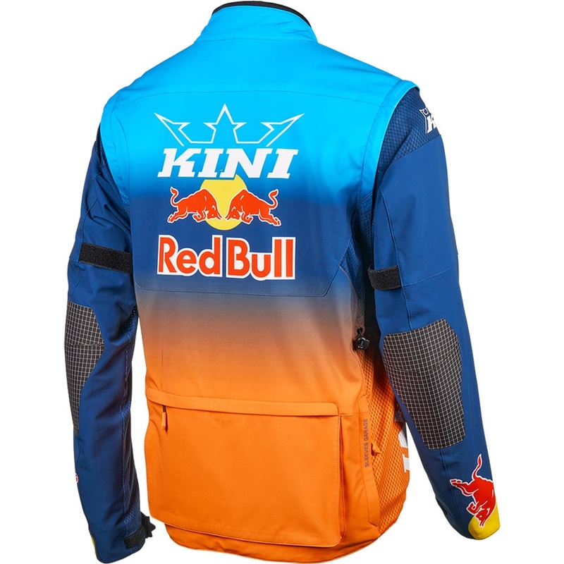 Motokrosa jaka KINI Red Bull 1.0 Rallye zili oranža