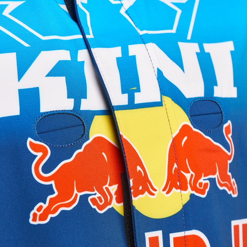 Motokrosa jaka KINI Red Bull 1.0 Rallye zili oranža