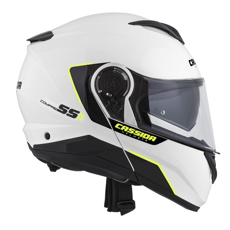 Cassida Compress 2.0 Refraction balta-melna-fluo dzeltena moto ķivere