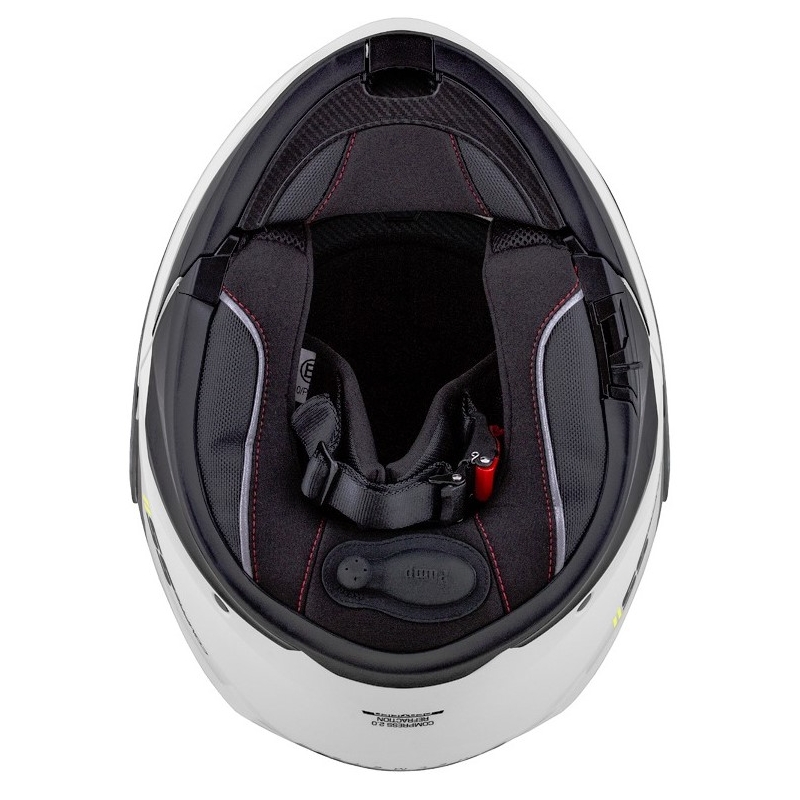 Cassida Compress 2.0 Refraction balta-melna-fluo dzeltena moto ķivere